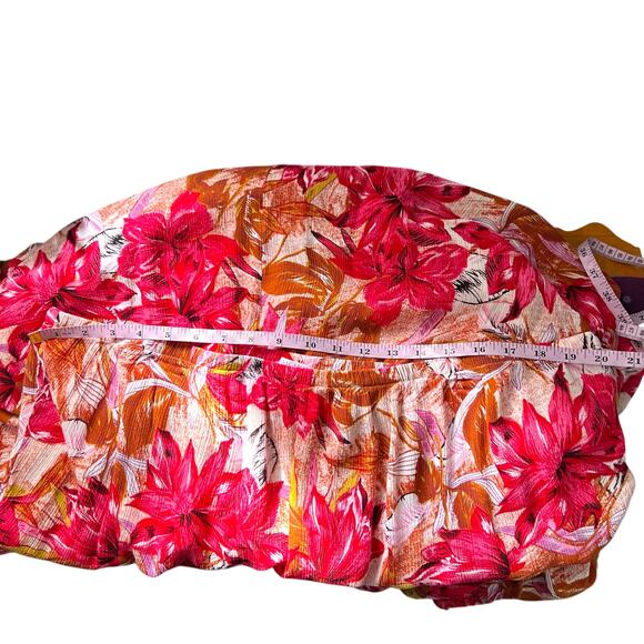 Floral Maxi Dress in Red and Pink - Picture 12 of 14